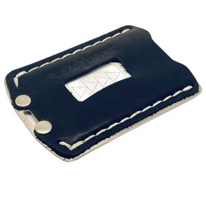 Savannah Slim Wallet - Black & Chrome