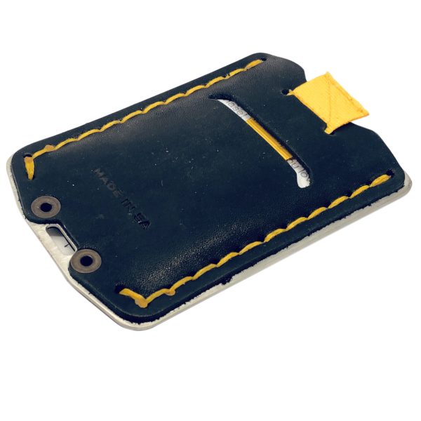 Savannah Slim Wallet – Black & Yellow - Image 2