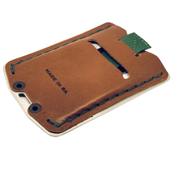 Savannah Slim Wallet – Tan & Green - Image 2